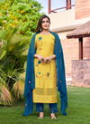 Vitara White London Fancy Wear Designer Kurti Pant With Dupatta Collection
